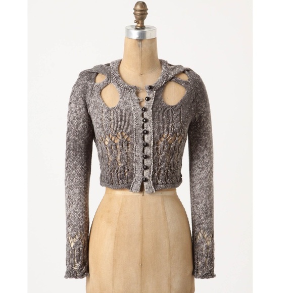 Anthropologie Sweaters - Anthropologie Cutout Cardigan Sweater